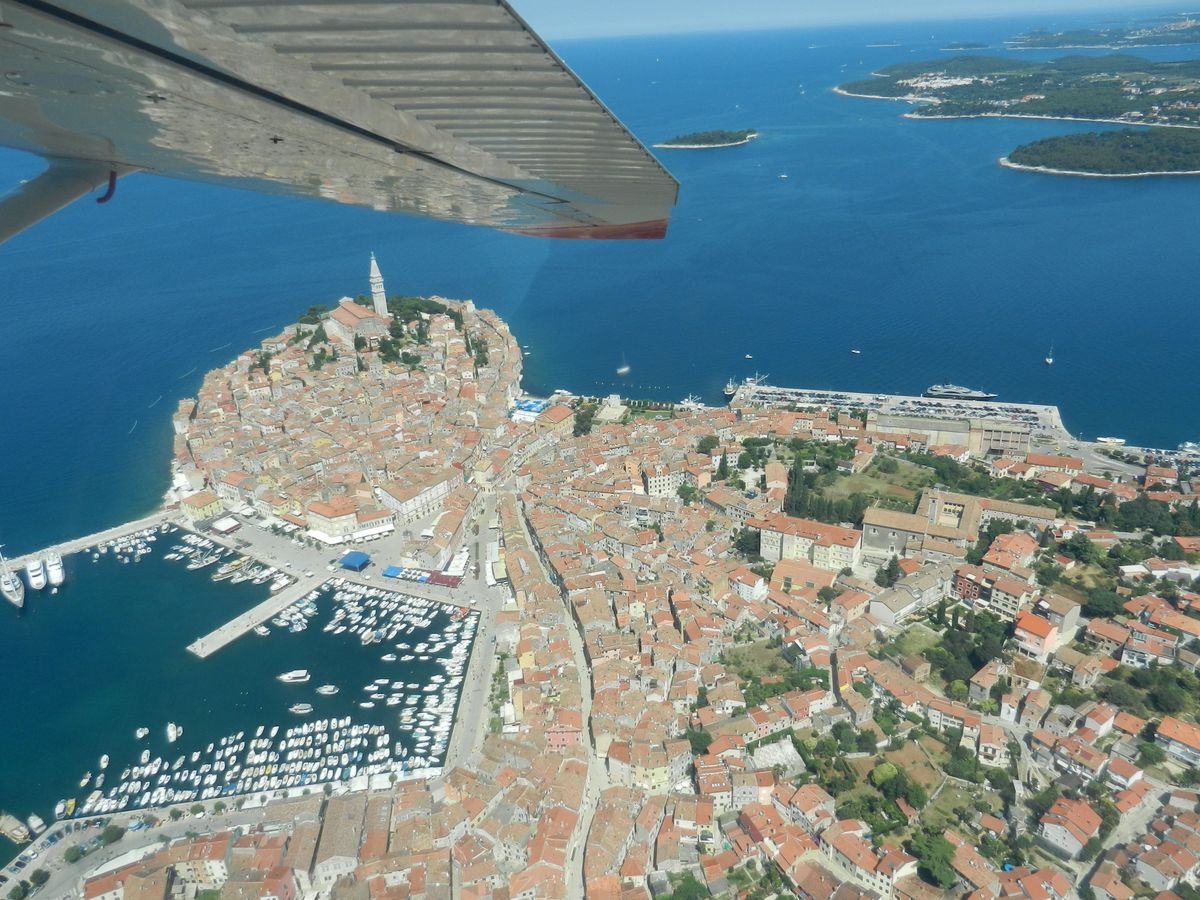 Unser erster FamilienRundflug über Rovinj nach Porec in Kroatien