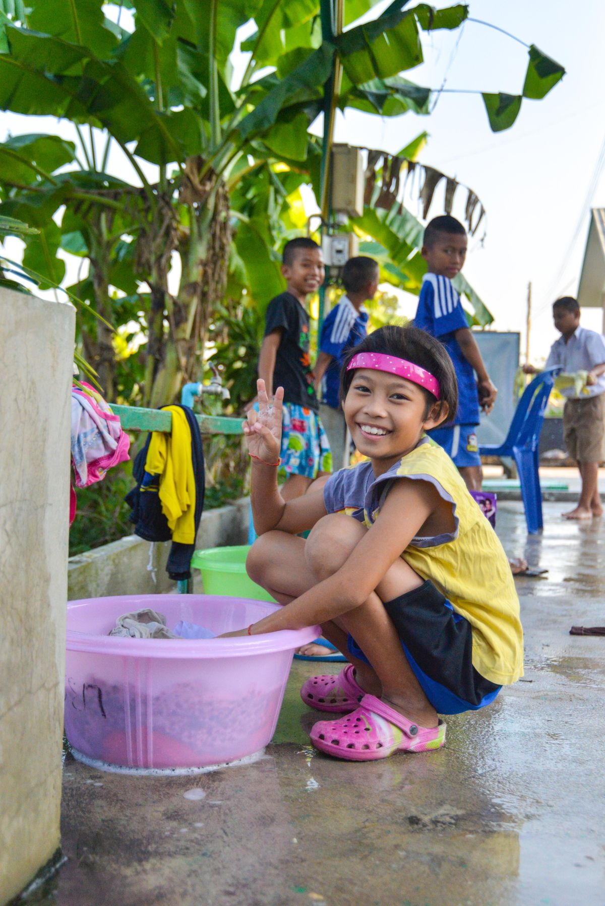 Child Protection & Development Center Thailand - Respekt vor soviel Disziplin...