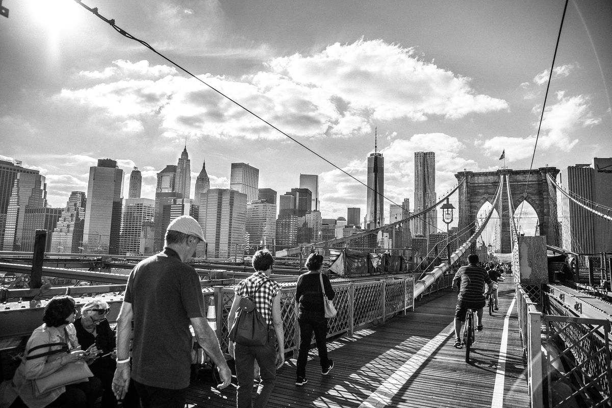 Skyline de la nueva zona 0 desde Brooklyn Bridge