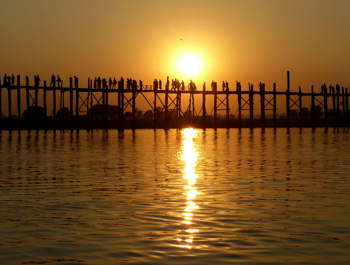 U Bein bridge Myanmar