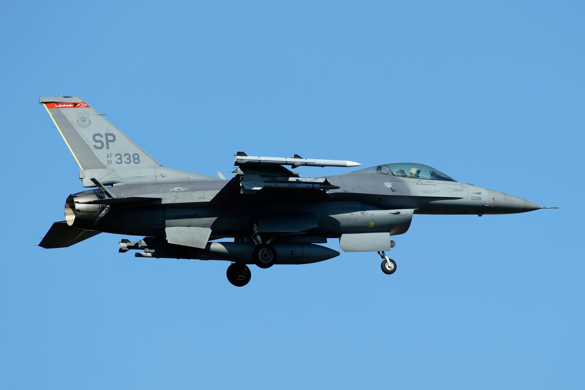 91-0338 / SP F-16CM "Fighting Falcon" 480th FS /  Location : ETAD (Spangdahlem Air Base)